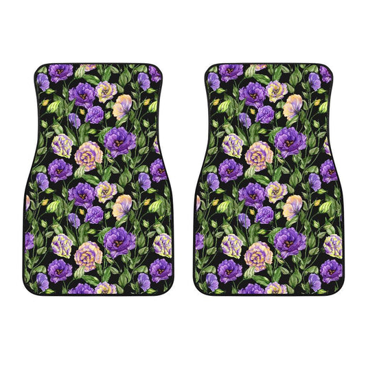 Lisianthus Pattern Print Design LT02 Car Floor Mats-JORJUNE.COM