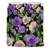 Lisianthus Pattern Print Design LT02 Duvet Cover Bedding Set-JORJUNE.COM