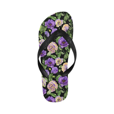 Lisianthus Pattern Print Design LT02 Flip Flops-JorJune