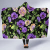 Lisianthus Pattern Print Design LT02 Hooded Blanket-JORJUNE.COM