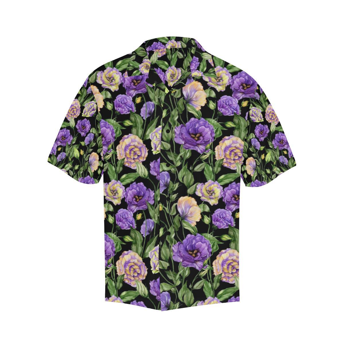 Lisianthus Pattern Print Design LT02 Men Hawaiian Shirt-JorJune