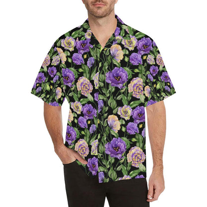 Lisianthus Pattern Print Design LT02 Men Hawaiian Shirt-JorJune