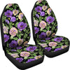 Lisianthus Pattern Print Design LT02 Universal Fit Car Seat Covers-JorJune