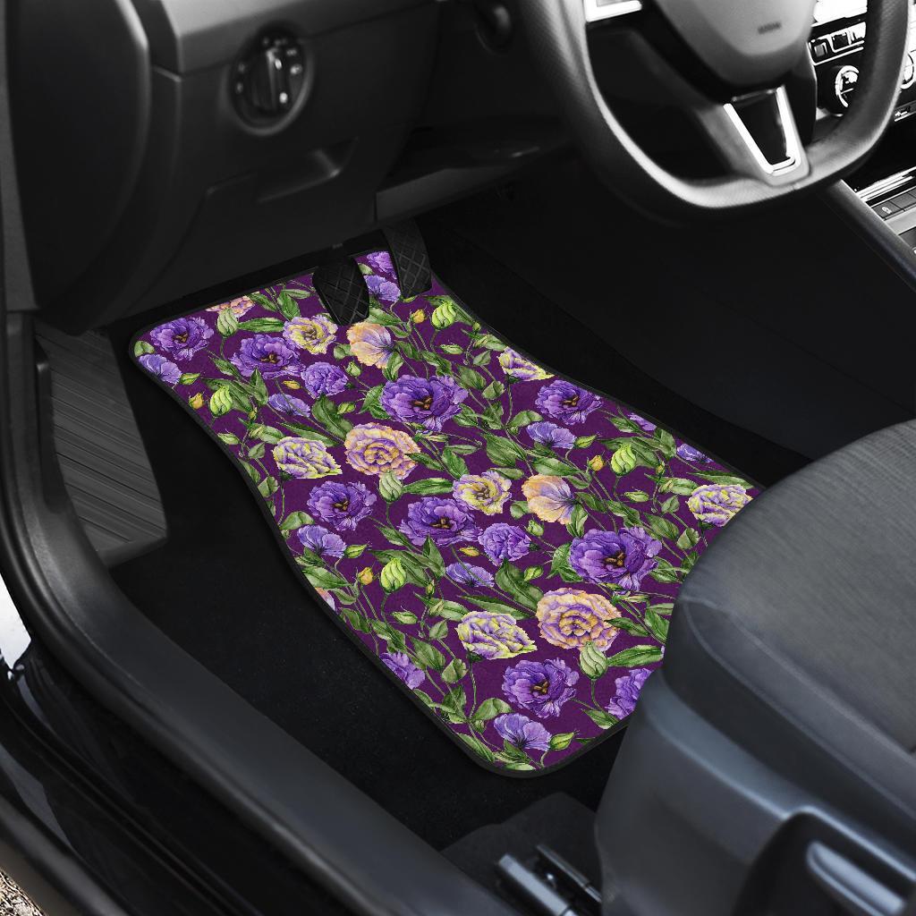 Lisianthus Pattern Print Design LT03 Car Floor Mats-JORJUNE.COM