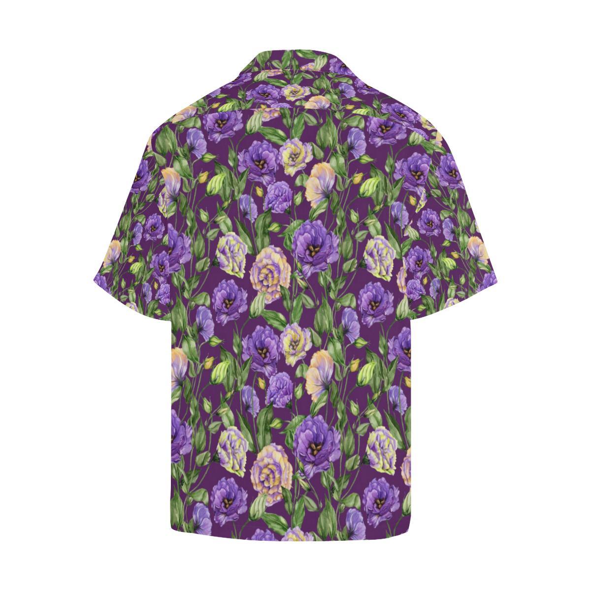 Lisianthus Pattern Print Design LT03 Men Hawaiian Shirt-JorJune