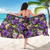 Lisianthus Pattern Print Design LT03 Sarong Pareo Wrap-JORJUNE.COM