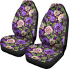 Lisianthus Pattern Print Design LT03 Universal Fit Car Seat Covers-JorJune