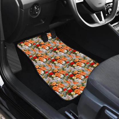 Lisianthus Pattern Print Design LT04 Car Floor Mats-JORJUNE.COM