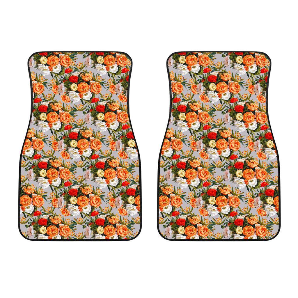Lisianthus Pattern Print Design LT04 Car Floor Mats-JORJUNE.COM