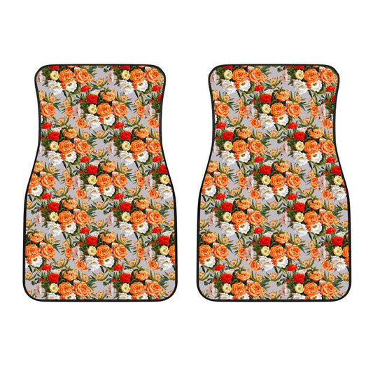 Lisianthus Pattern Print Design LT04 Car Floor Mats-JORJUNE.COM