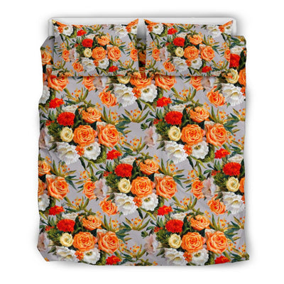 Lisianthus Pattern Print Design LT04 Duvet Cover Bedding Set-JORJUNE.COM