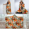 Lisianthus Pattern Print Design LT04 Hooded Blanket-JORJUNE.COM