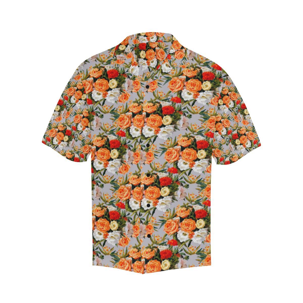 Lisianthus Pattern Print Design LT04 Men Hawaiian Shirt-JorJune