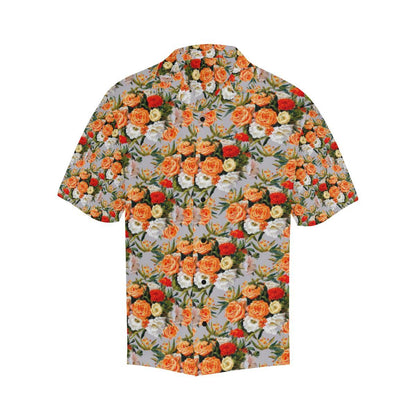 Lisianthus Pattern Print Design LT04 Men Hawaiian Shirt-JorJune