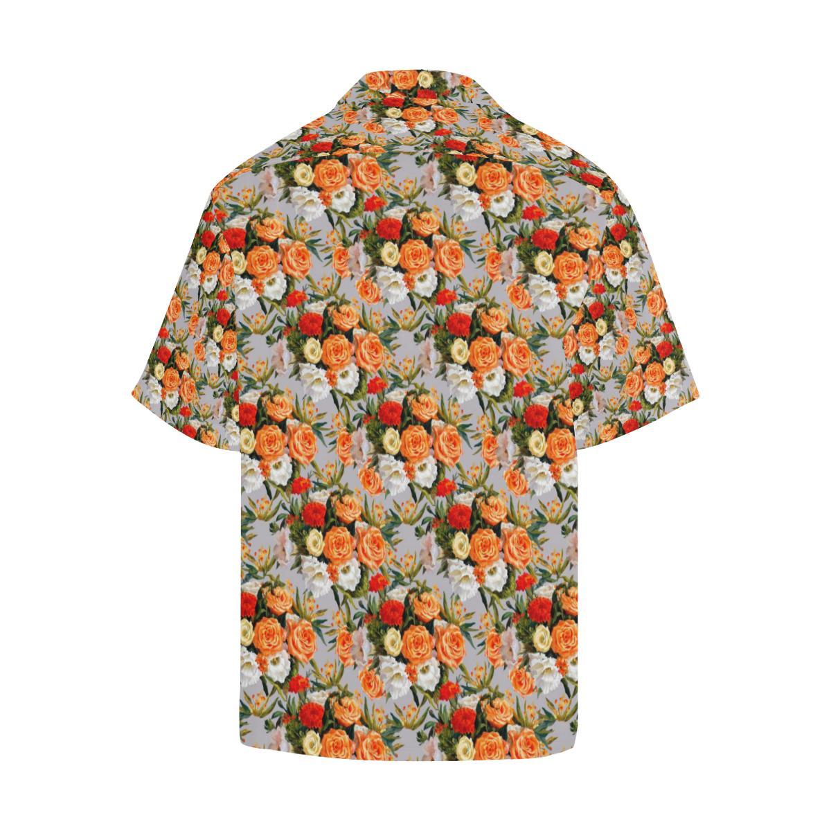 Lisianthus Pattern Print Design LT04 Men Hawaiian Shirt-JorJune