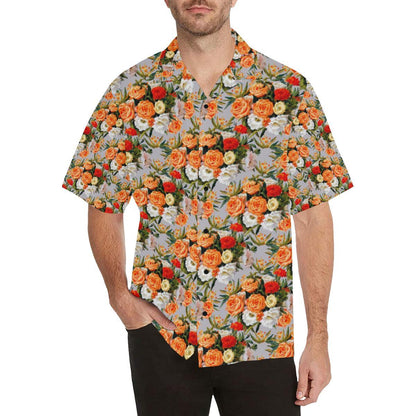 Lisianthus Pattern Print Design LT04 Men Hawaiian Shirt-JorJune