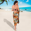 Lisianthus Pattern Print Design LT04 Sarong Pareo Wrap-JORJUNE.COM