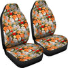 Lisianthus Pattern Print Design LT04 Universal Fit Car Seat Covers-JorJune