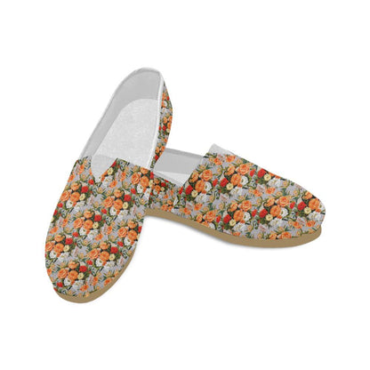 Lisianthus Pattern Print Design LT04 Women Casual Shoes-JorJune.com