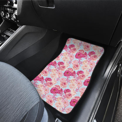 Lisianthus Pattern Print Design LT05 Car Floor Mats-JORJUNE.COM