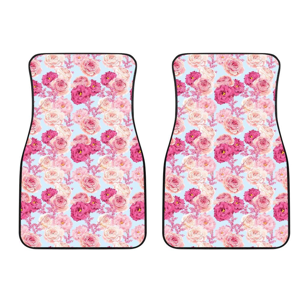 Lisianthus Pattern Print Design LT05 Car Floor Mats-JORJUNE.COM