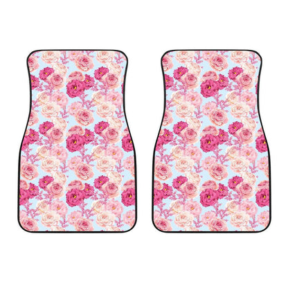 Lisianthus Pattern Print Design LT05 Car Floor Mats-JORJUNE.COM