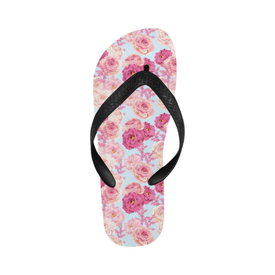 Lisianthus Pattern Print Design LT05 Flip Flops-JorJune