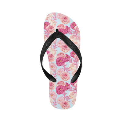 Lisianthus Pattern Print Design LT05 Flip Flops-JorJune