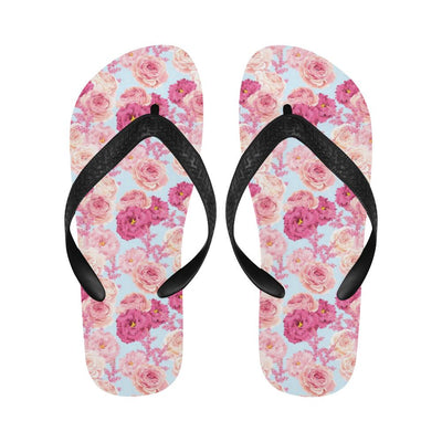 Lisianthus Pattern Print Design LT05 Flip Flops-JorJune