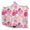 Lisianthus Pattern Print Design LT05 Hooded Blanket-JORJUNE.COM