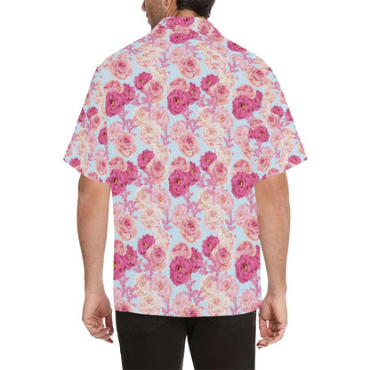 Lisianthus Pattern Print Design LT05 Men Hawaiian Shirt-JorJune