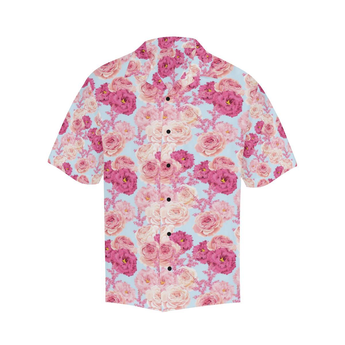 Lisianthus Pattern Print Design LT05 Men Hawaiian Shirt-JorJune