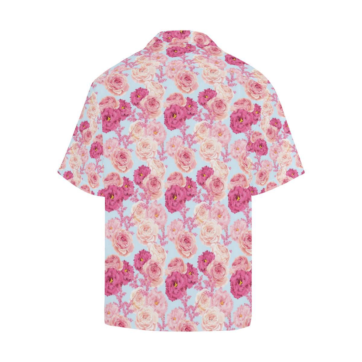 Lisianthus Pattern Print Design LT05 Men Hawaiian Shirt-JorJune