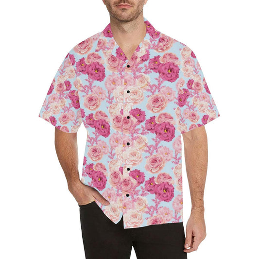 Lisianthus Pattern Print Design LT05 Men Hawaiian Shirt-JorJune