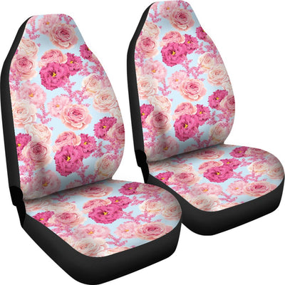 Lisianthus Pattern Print Design LT05 Universal Fit Car Seat Covers-JorJune