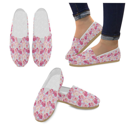 Lisianthus Pattern Print Design LT05 Women Casual Shoes-JorJune.com