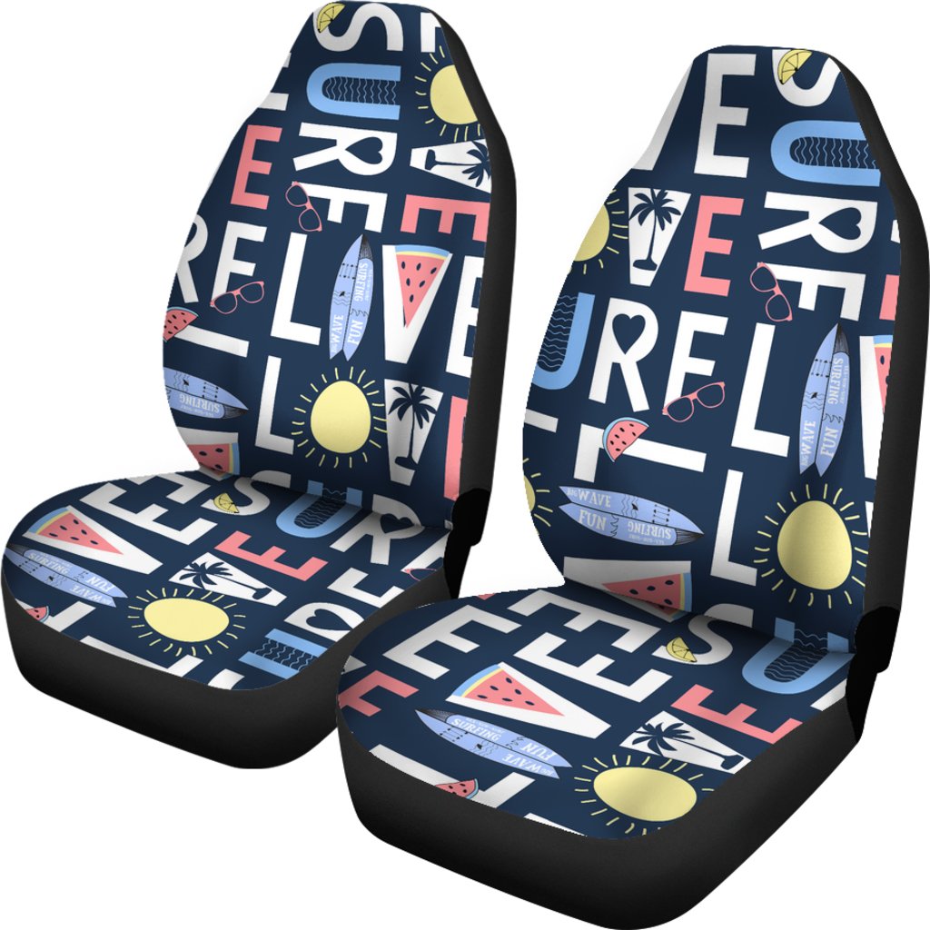 Live Love Surf Universal Fit Car Seat Covers
