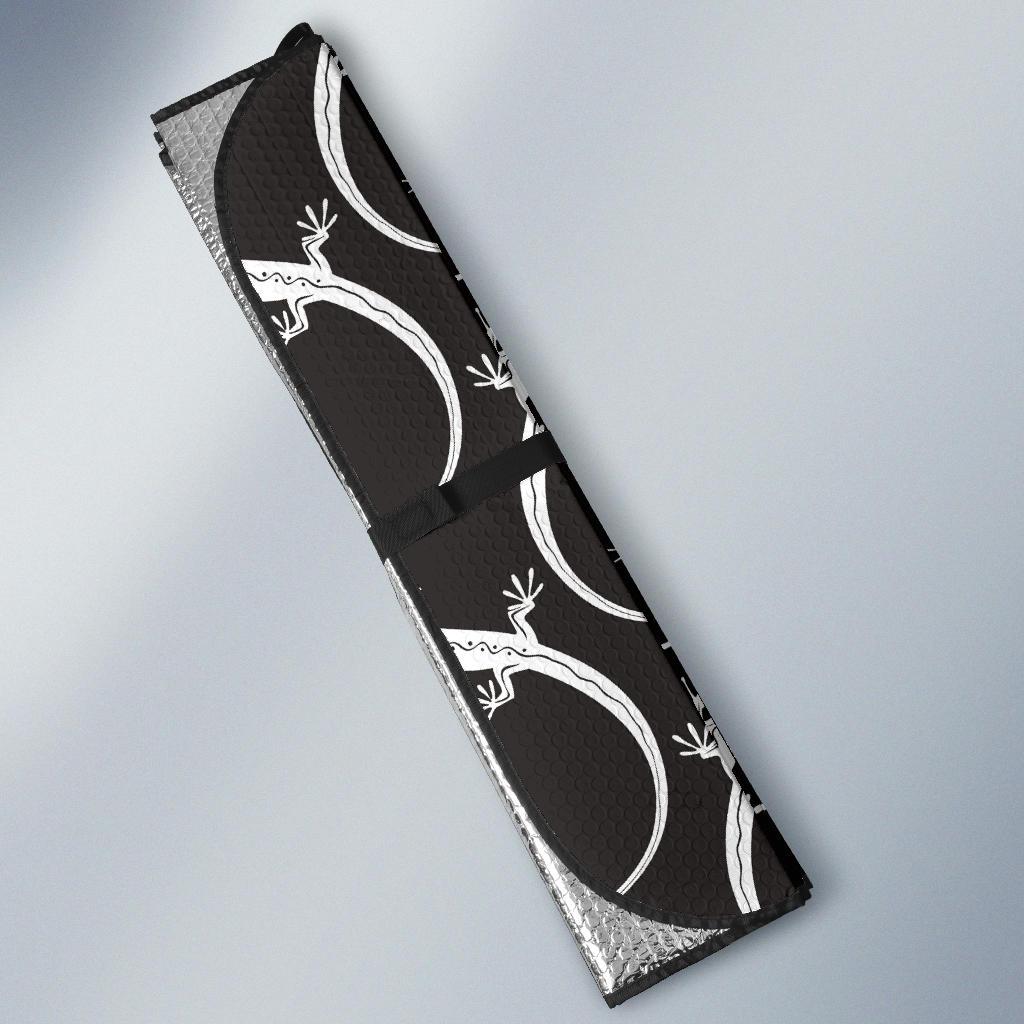 lizard Pattern Print Design 01 Car Sun Shades-JORJUNE.COM