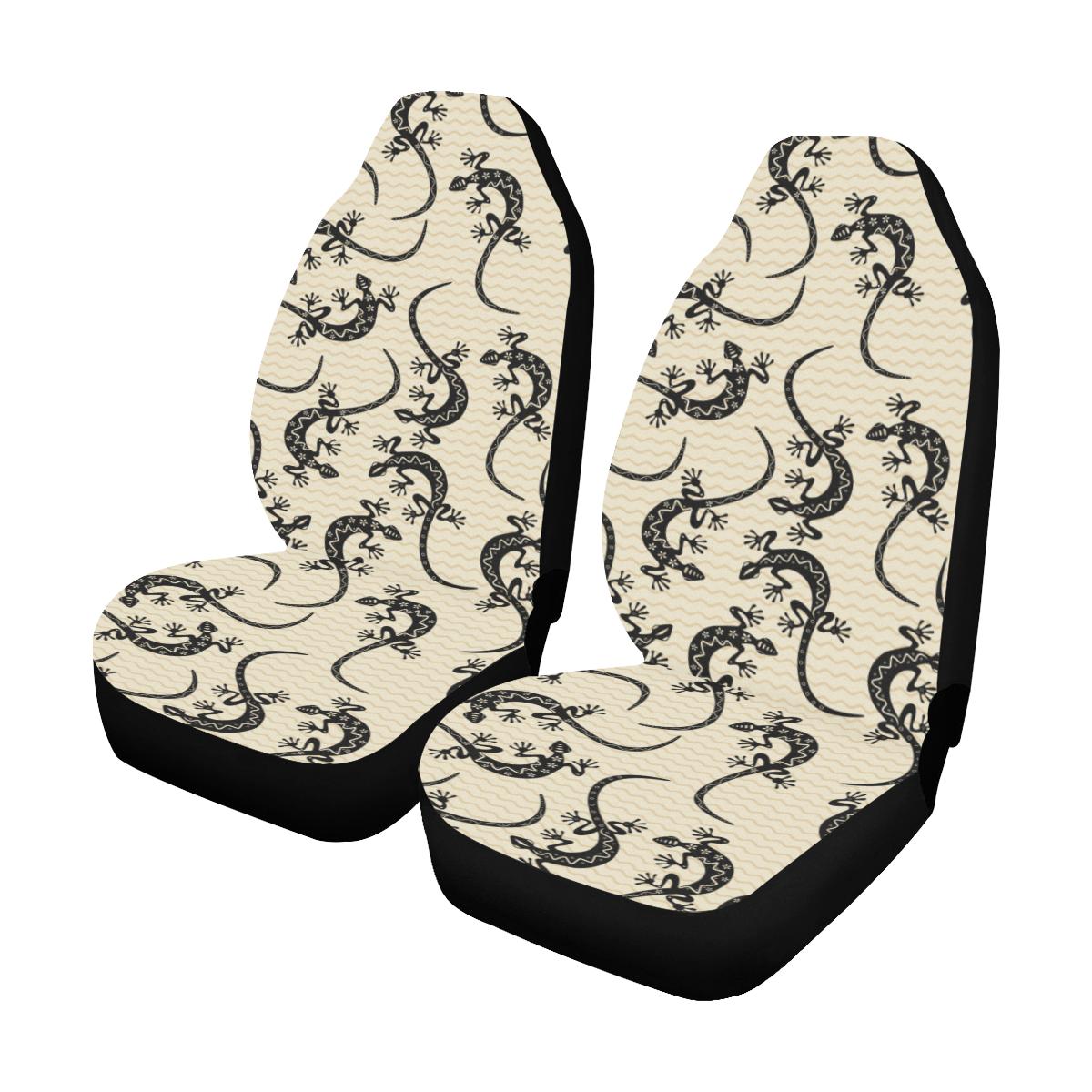 lizard Pattern Print Design 02 Car Seat Covers (Set of 2)-JORJUNE.COM