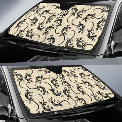 lizard Pattern Print Design 02 Car Sun Shades-JORJUNE.COM