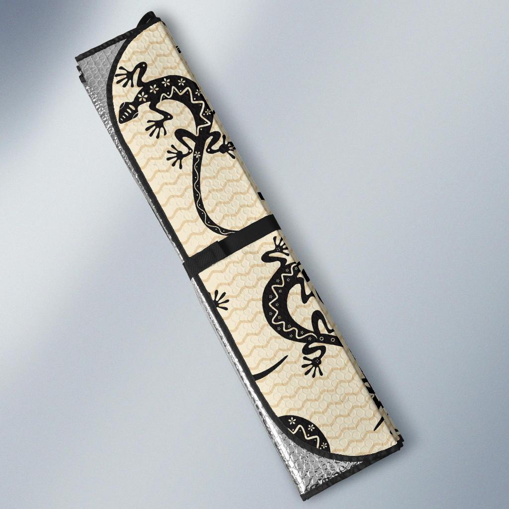 lizard Pattern Print Design 02 Car Sun Shades-JORJUNE.COM