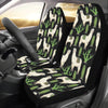 Llama Cactus Pattern Print Design 011 Car Seat Covers (Set of 2)-JORJUNE.COM