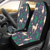 Llama Cactus Pattern Print Design 012 Car Seat Covers (Set of 2)-JORJUNE.COM