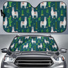 Llama Cactus Pattern Print Design 013 Car Sun Shades-JORJUNE.COM