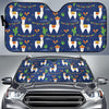 Llama Cactus Pattern Print Design 05 Car Sun Shades-JORJUNE.COM