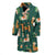 Llama Cactus Pattern Print Design 07 Men Bathrobe-JORJUNE.COM