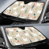 Llama Cactus Pattern Print Design 09 Car Sun Shades-JORJUNE.COM