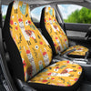 Llama Cute Themed Print Universal Fit Car Seat Covers