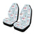 Llama Pattern Print Design 04 Car Seat Covers (Set of 2)-JORJUNE.COM