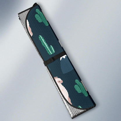 Llama Pattern Print Design 06 Car Sun Shades-JORJUNE.COM